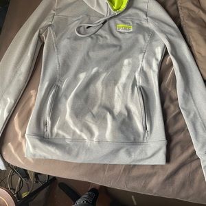 Vs Pink long sleeve gray shirt worn one time